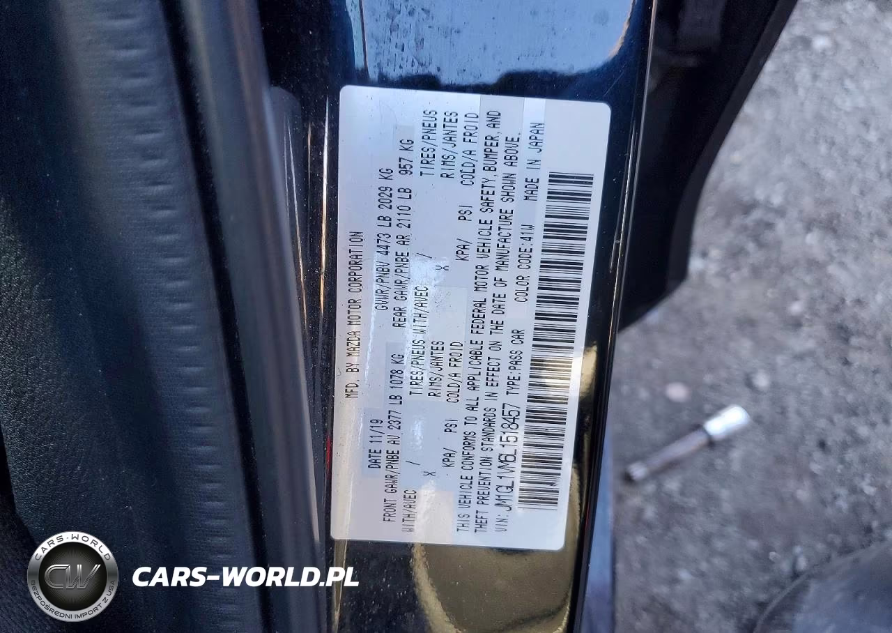 2020 Mazda 6 Touring VIN:JM1GL1VM6L1518457 - 12
