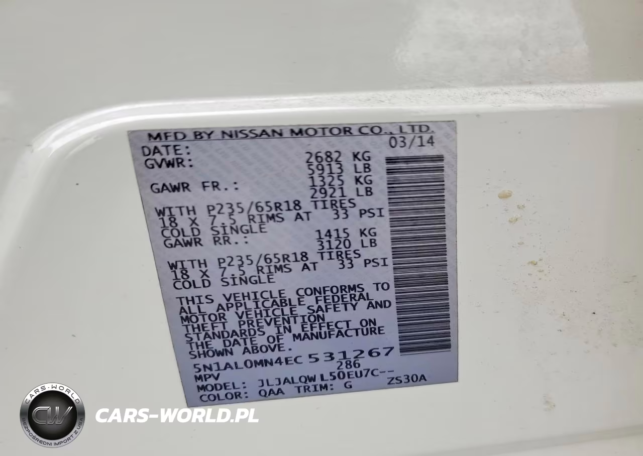 2014 Infiniti Qx60 VIN:5N1AL0MN4EC531267 - 13