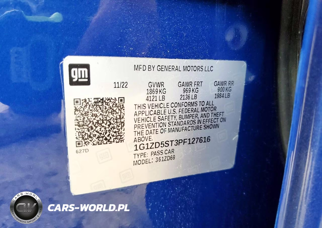 2023 Chevrolet Malibu Lt VIN:1G1ZD5ST3PF127616 - 13