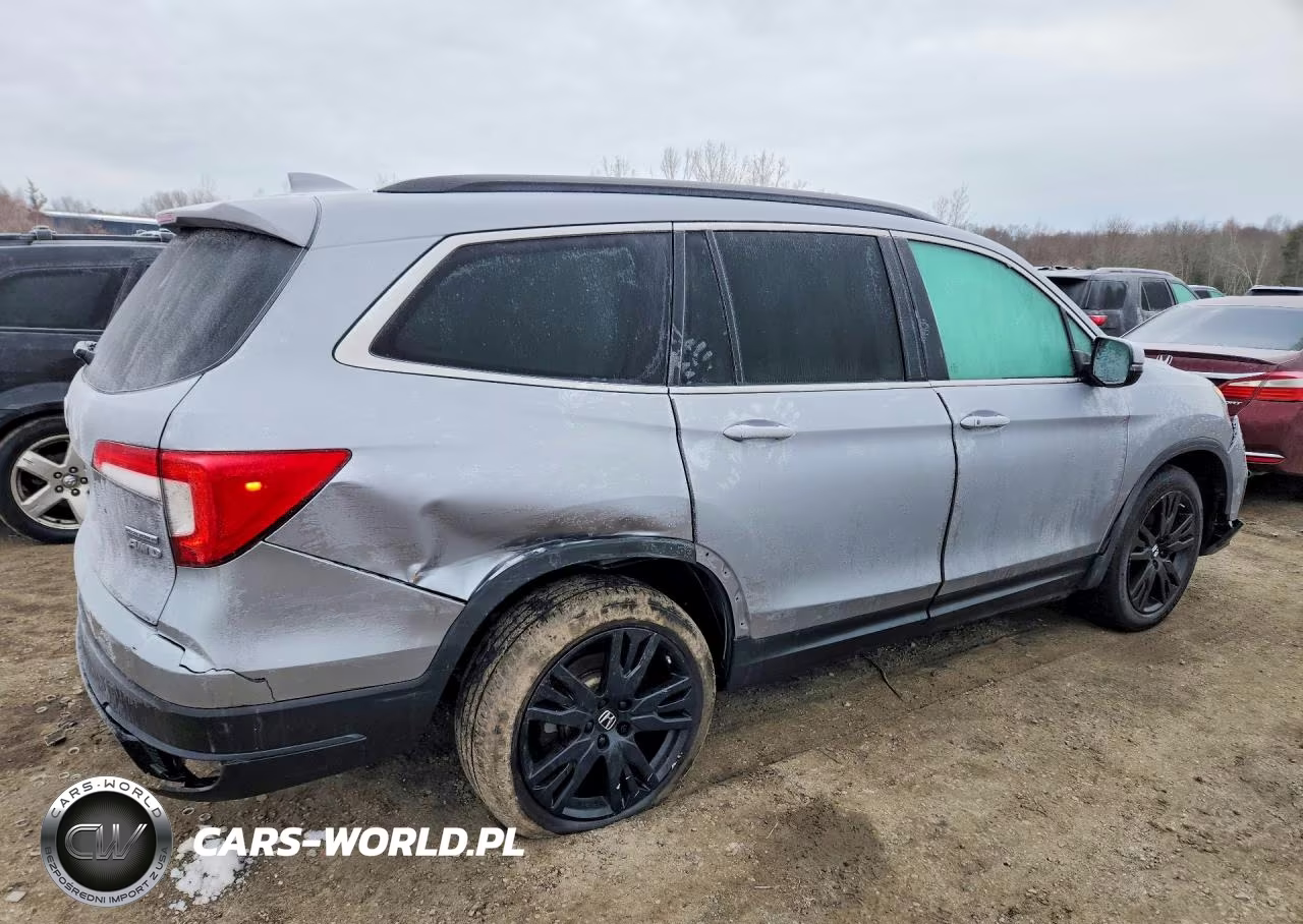 2022 Honda Pilot Se VIN:5FNYF6H27NB086717 - 3