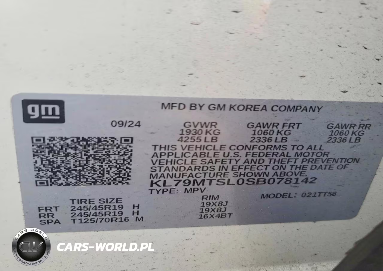 2025 Chevrolet Trailblazer Rs VIN:KL79MTSL0SB078142 - 15