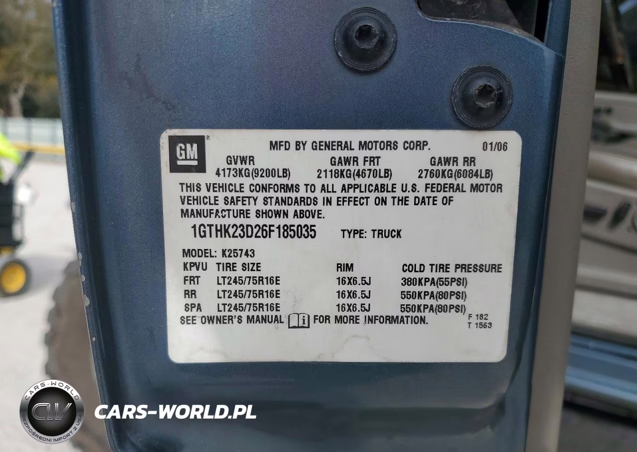 2006 GMC Sierra K2500 Heavy Duty VIN:1GTHK23D26F185035 - 13