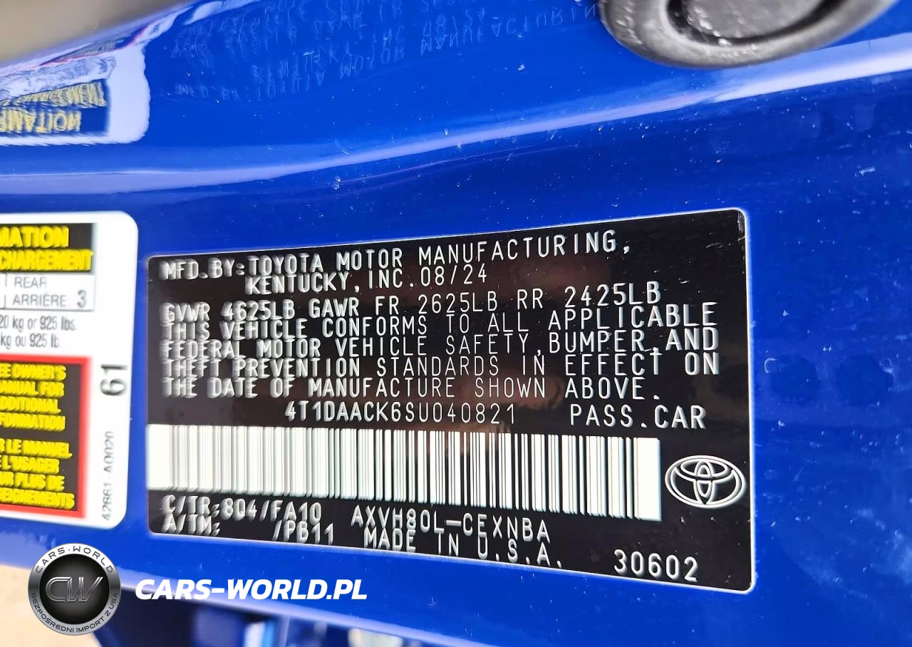 2025 Toyota Camry Le VIN:4T1DAACK6SU040821 - 12