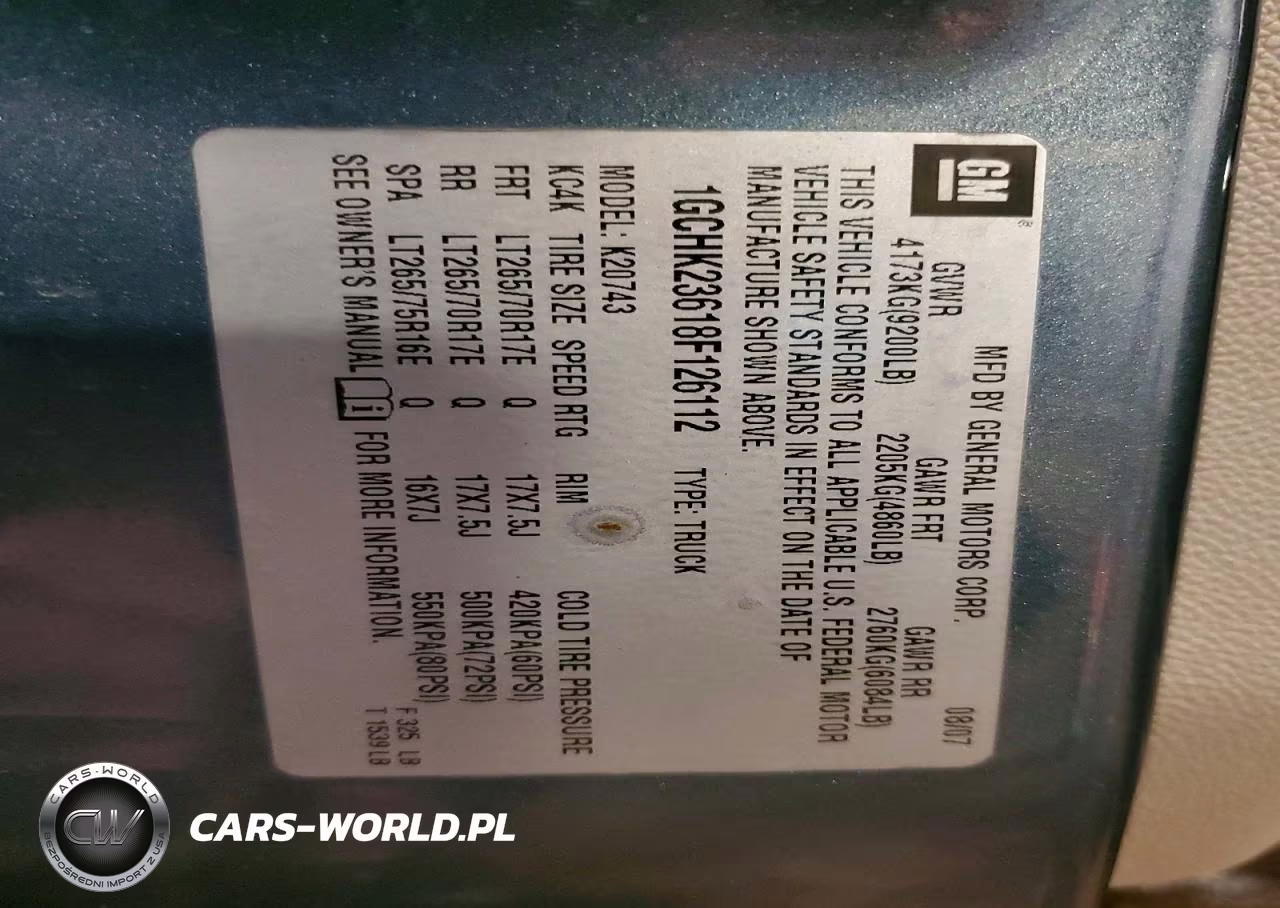 2008 Chevrolet Silverado K2500 Heavy Duty VIN:1GCHK23618F126112 - 13