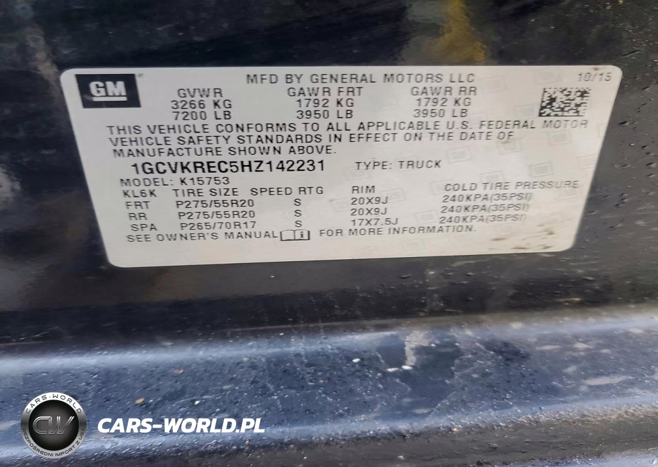 2017 Chevrolet Silverado K1500 Lt VIN:1GCVKREC5HZ142231 - 12