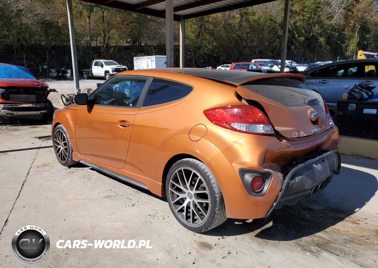 2016 Hyundai Veloster Turbo VIN:KMHTC6AE7GU304281 - 2