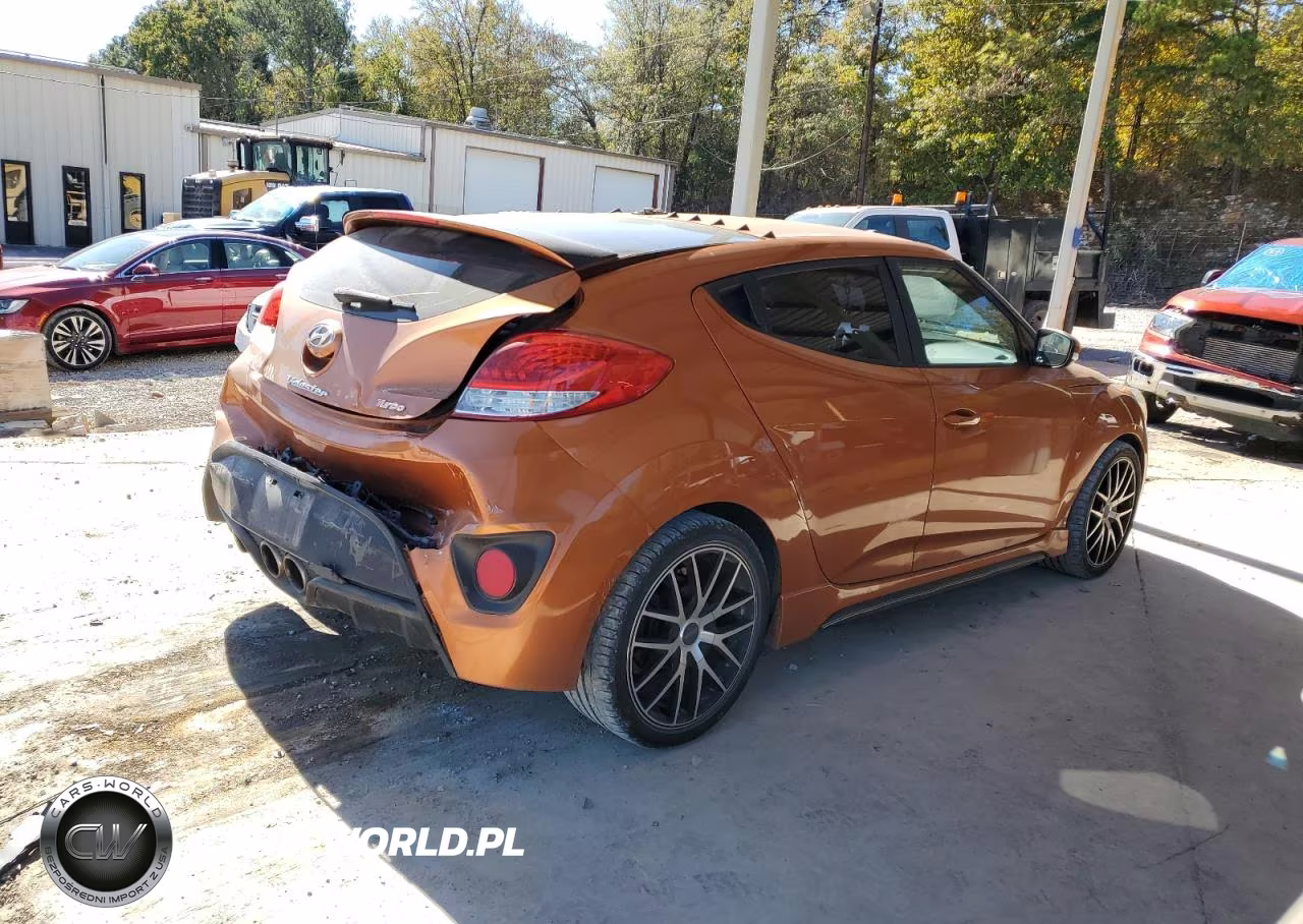 2016 Hyundai Veloster Turbo VIN:KMHTC6AE7GU304281 - 3