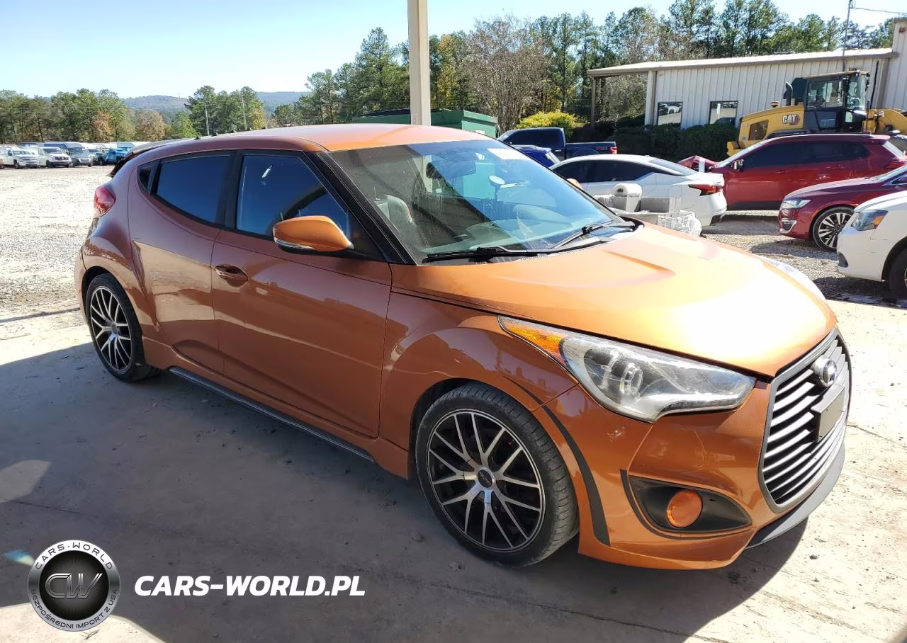 2016 Hyundai Veloster Turbo VIN:KMHTC6AE7GU304281 - 4