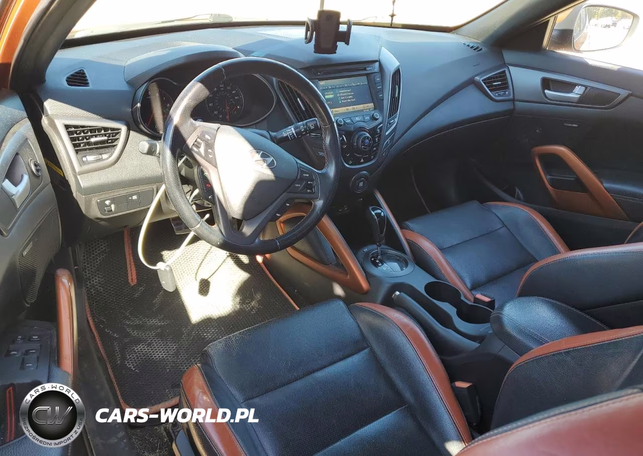 2016 Hyundai Veloster Turbo VIN:KMHTC6AE7GU304281 - 8