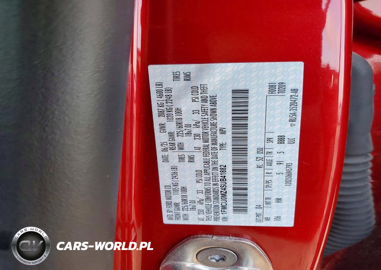 2025 Ford Escape St Line VIN:1FMCU0MZ4SUB41882 - 13