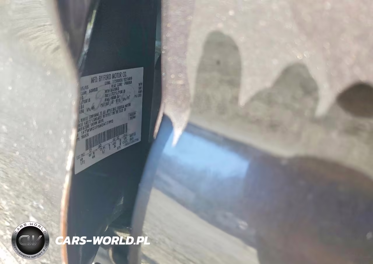 2006 Ford F350 Srw Super Duty VIN:1FTWW31PX6EA11993 - 13