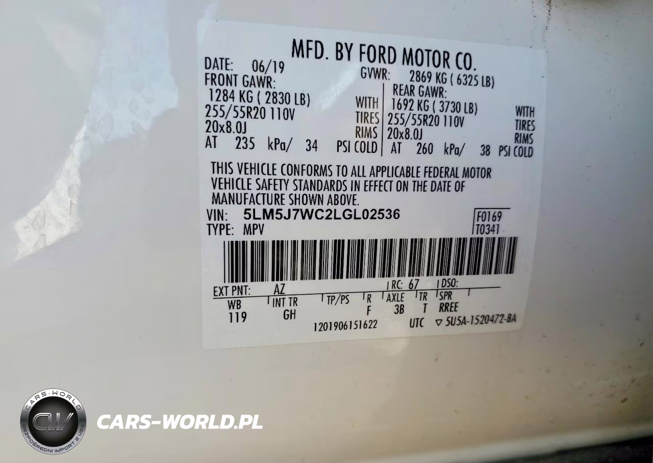 2020 Lincoln Aviator Reserve VIN:5LM5J7WC2LGL02536 - 13