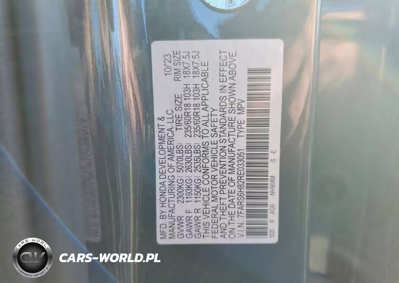 2024 Honda Cr-V Sport-L VIN:7FARS6H82RE033051 - 13