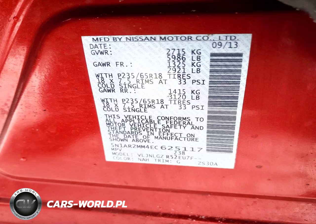 2014 Niss Pathfinder S VIN:5N1AR2MM4EC625117 - 13