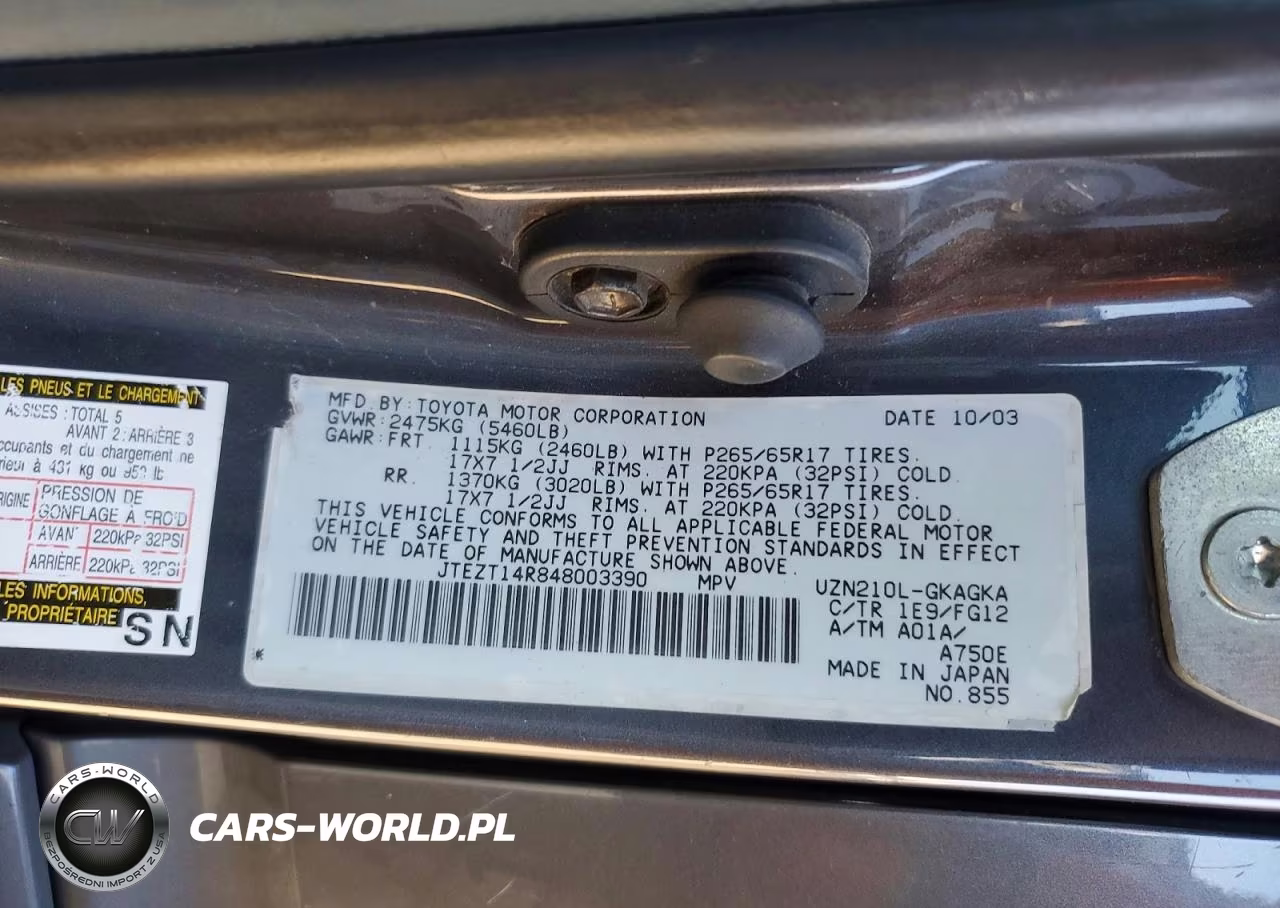 2004 Toyota 4Runner Sr5 VIN:JTEZT14R848003390 - 13