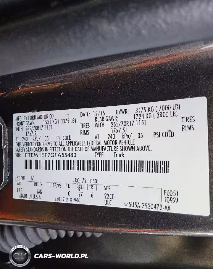 2016 Ford F150 Supercrew VIN:1FTEW1EF7GFA55480 - 13