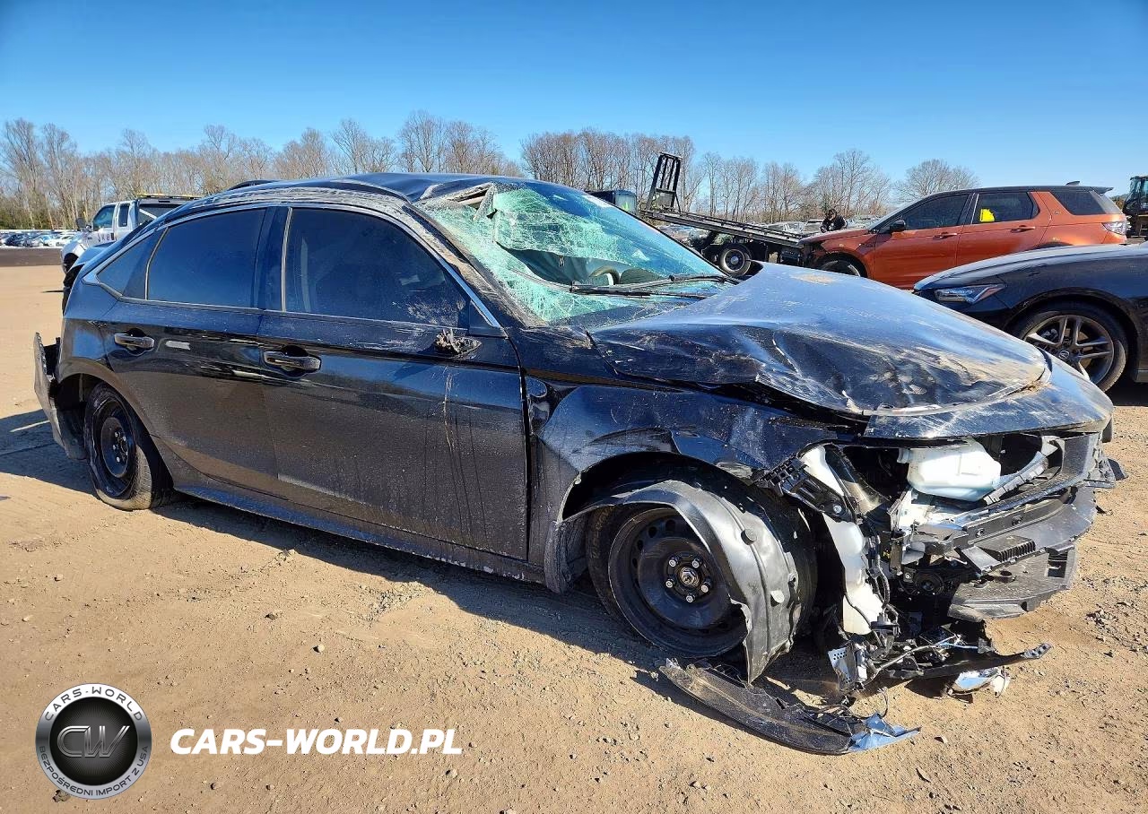 2025 Honda Civic Lx VIN:2HGFE2F23SH592834 - 4