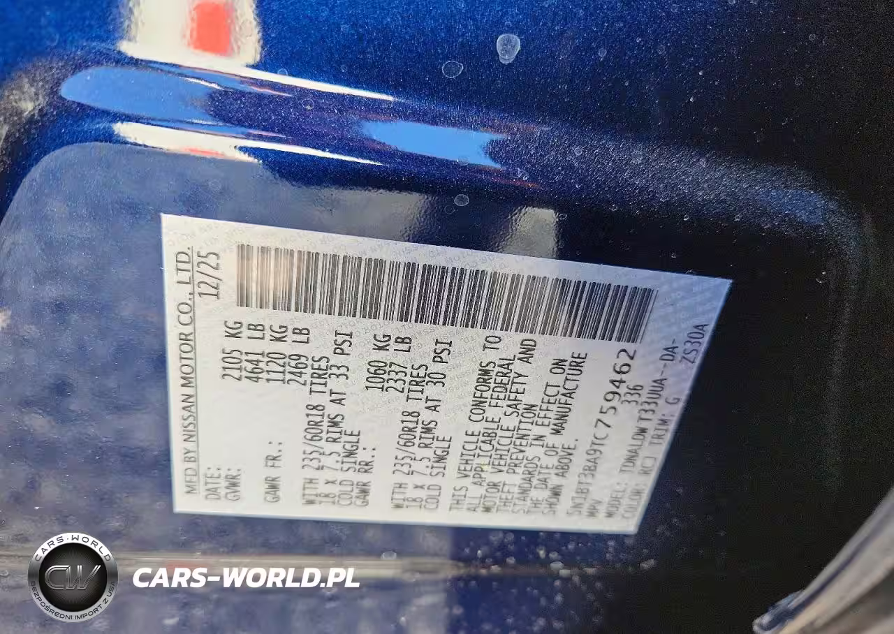 2026 Nissan Rogue Sv VIN:5N1BT3BA9TC759462 - 13