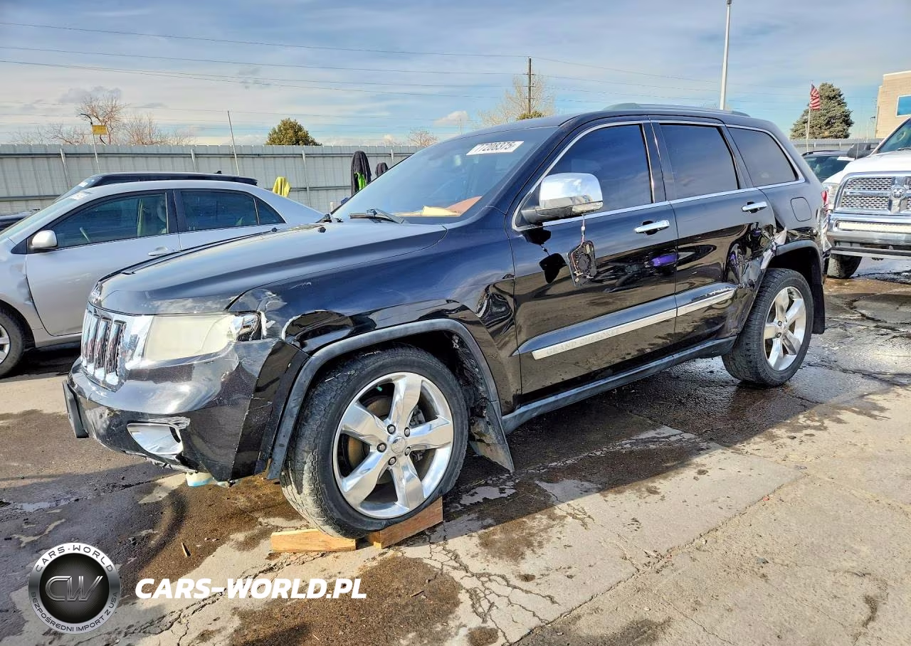 2012 Jeep Grand Cherokee Overland VIN:1C4RJFCG1CC169656 - 1