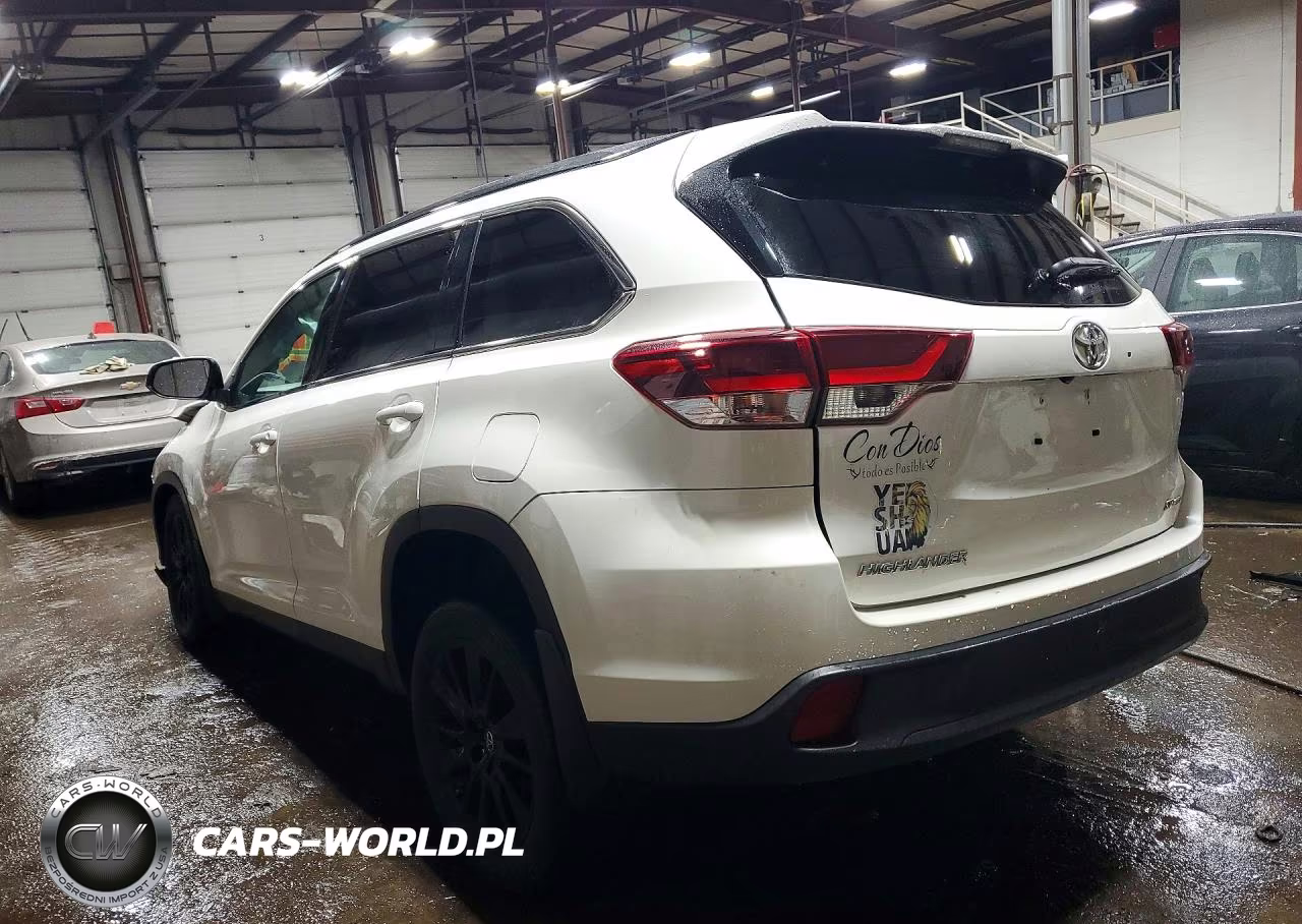 2019 Toyota Highlander Se VIN:5TDJZRFHXKS603663 - 2