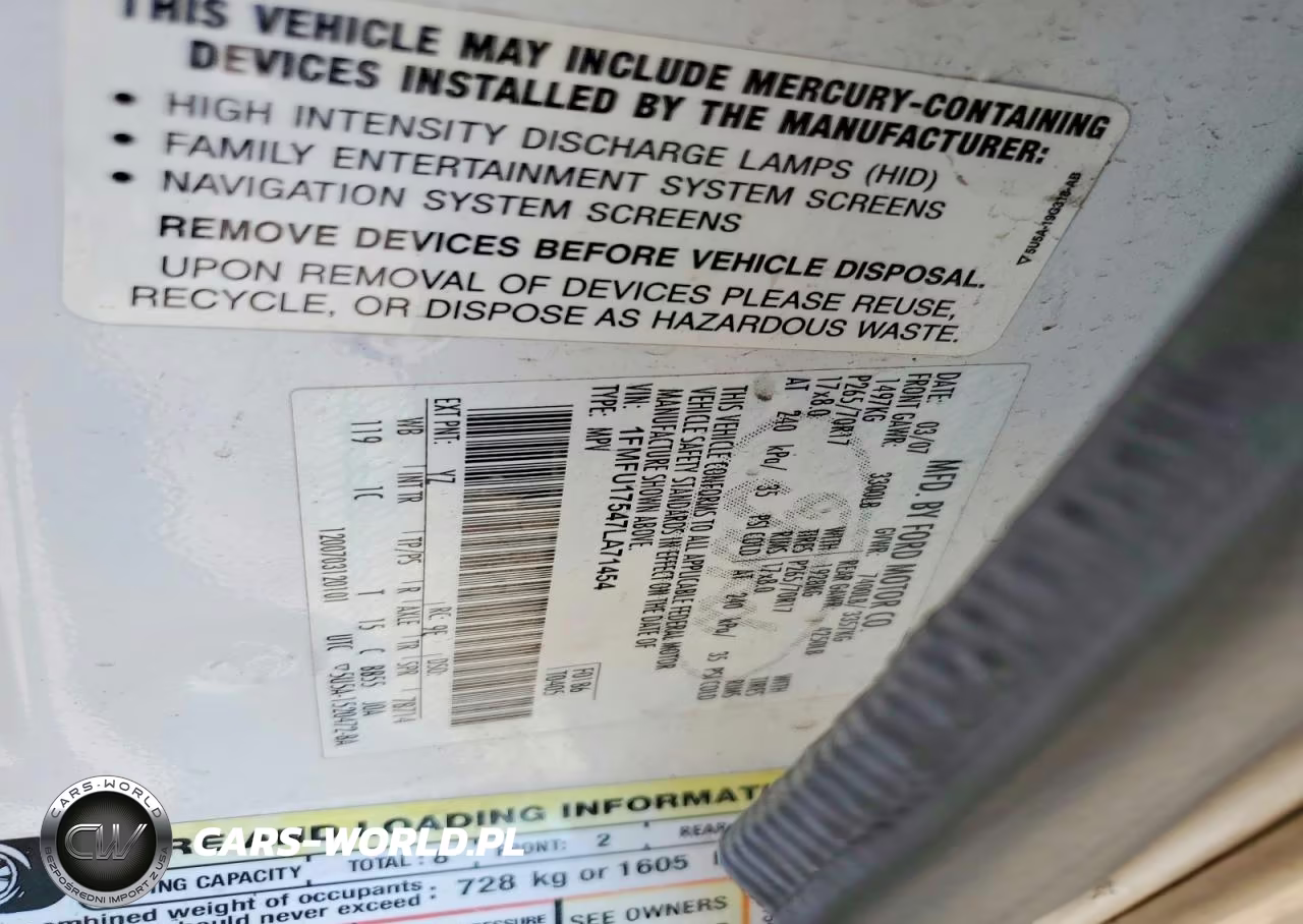 2007 Ford Expedition Eddie Bauer VIN:1FMFU17547LA71454 - 13