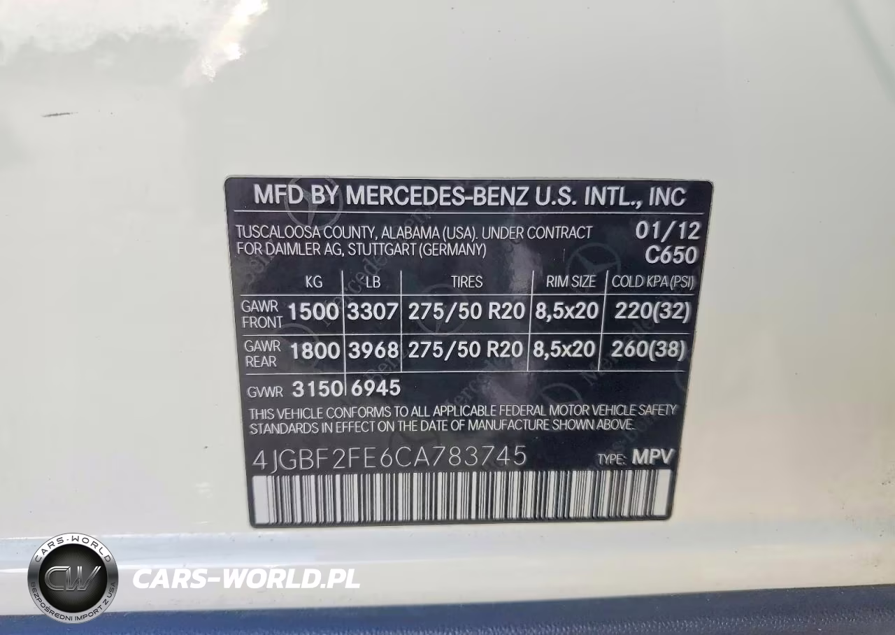 2012 Mercedes-Benz Gl 350 Bluetec VIN:4JGBF2FE6CA783745 - 14