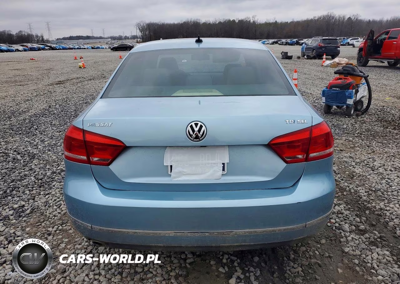 2013 Volkswagen Passat Sel VIN:1VWCN7A30DC107583 - 6