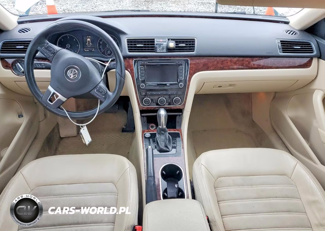2013 Volkswagen Passat Sel VIN:1VWCN7A30DC107583 - 8