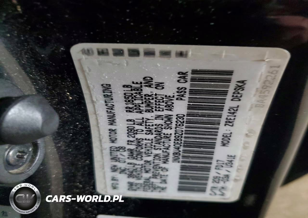 2009 Toyota Corolla Base VIN:1NXBU40E89Z076230 - 12