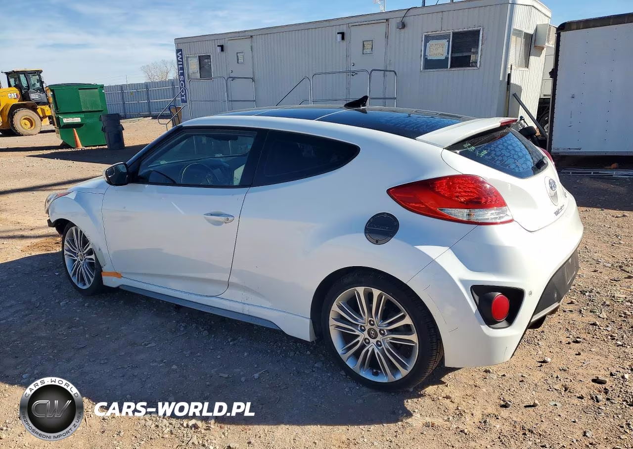 2016 Hyundai Veloster Turbo VIN:KMHTC6AE2GU272291 - 2