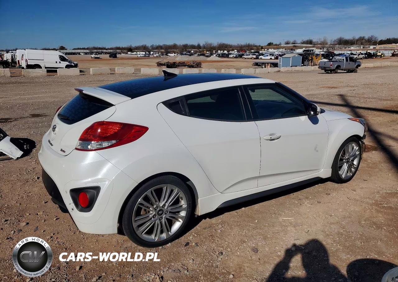 2016 Hyundai Veloster Turbo VIN:KMHTC6AE2GU272291 - 3