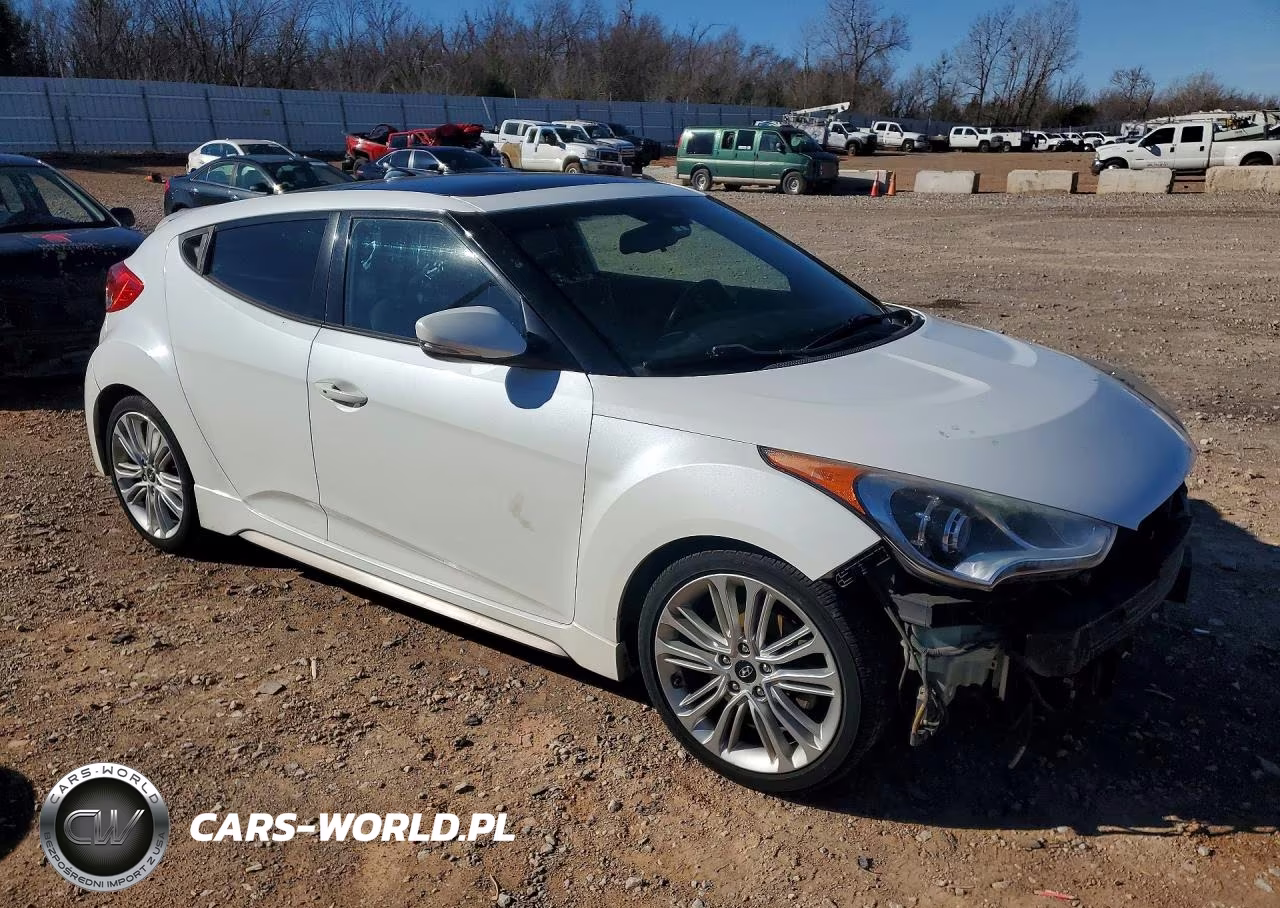 2016 Hyundai Veloster Turbo VIN:KMHTC6AE2GU272291 - 4