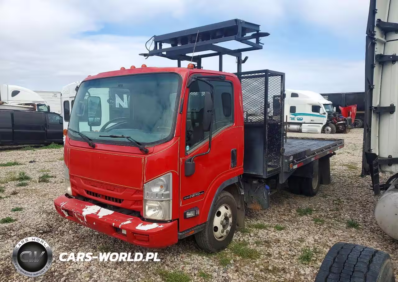 2020 Isuzu Npr Hd Flatbed Truck