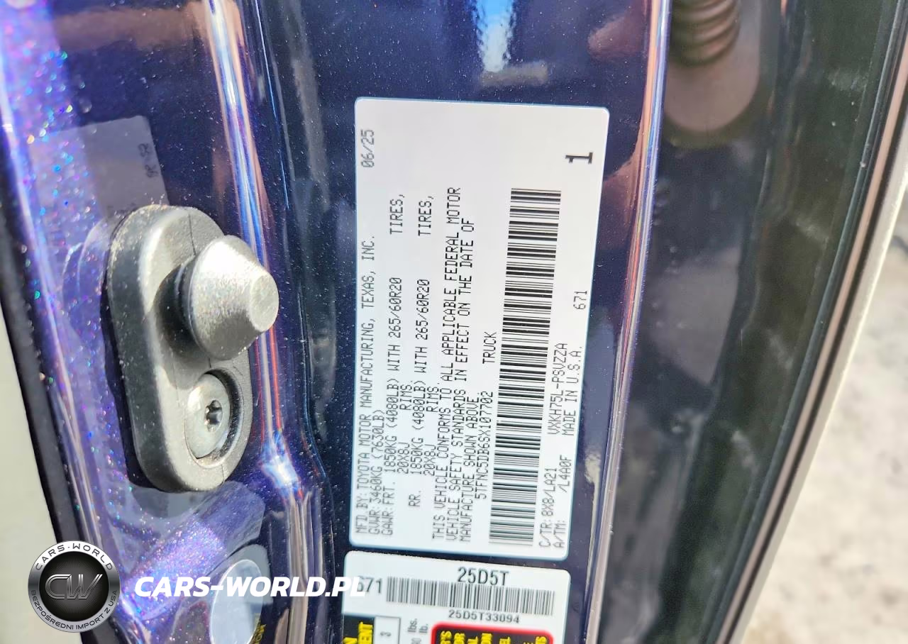 2025 Toyota Tundra Platinum Hv VIN:5TFNC5DB6SX107702 - 13