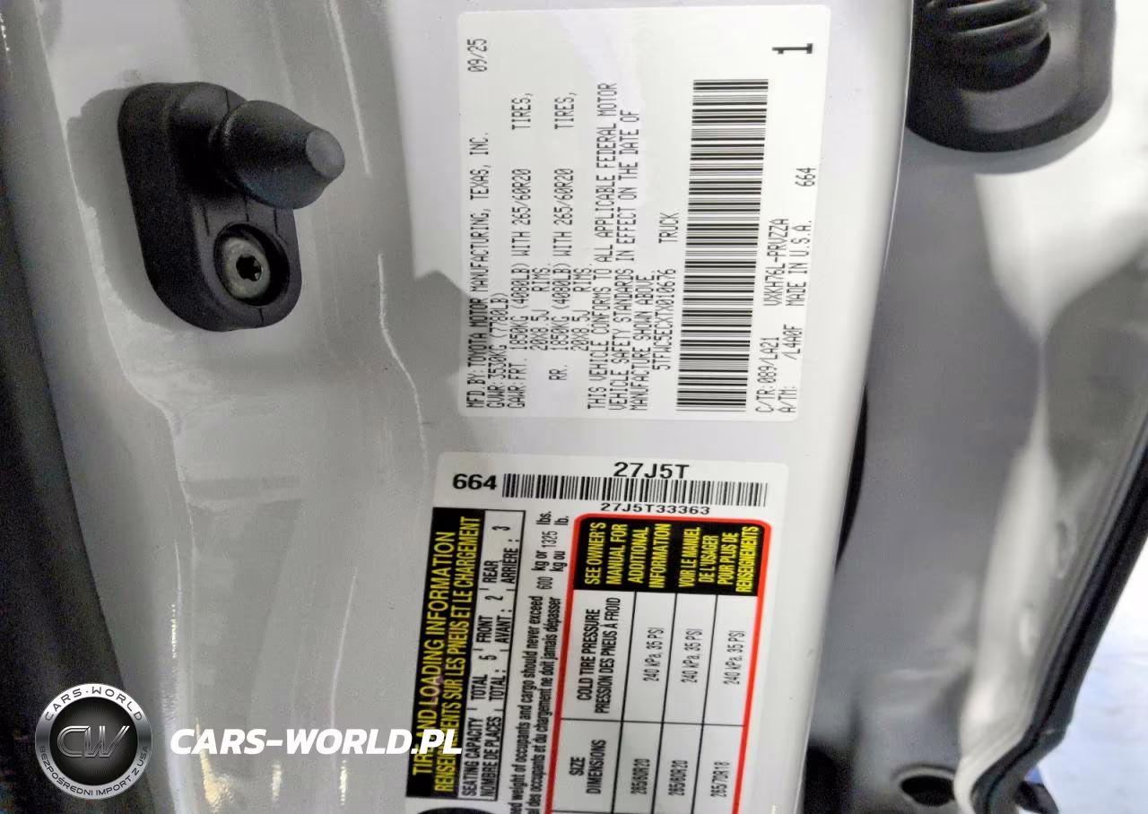2026 Toyota Tundra Platinum Hv VIN:5TFWC5ECXTX010676 - 12