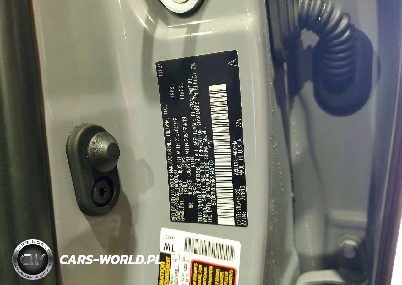 2024 Toyota Highlander Hybrid Xle Nightshade VIN:5TDKBRCH6RS645402 - 13