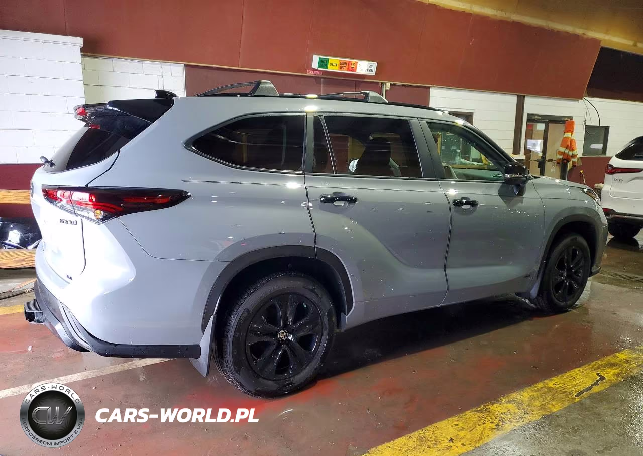 2024 Toyota Highlander Hybrid Xle Nightshade VIN:5TDKBRCH6RS645402 - 3
