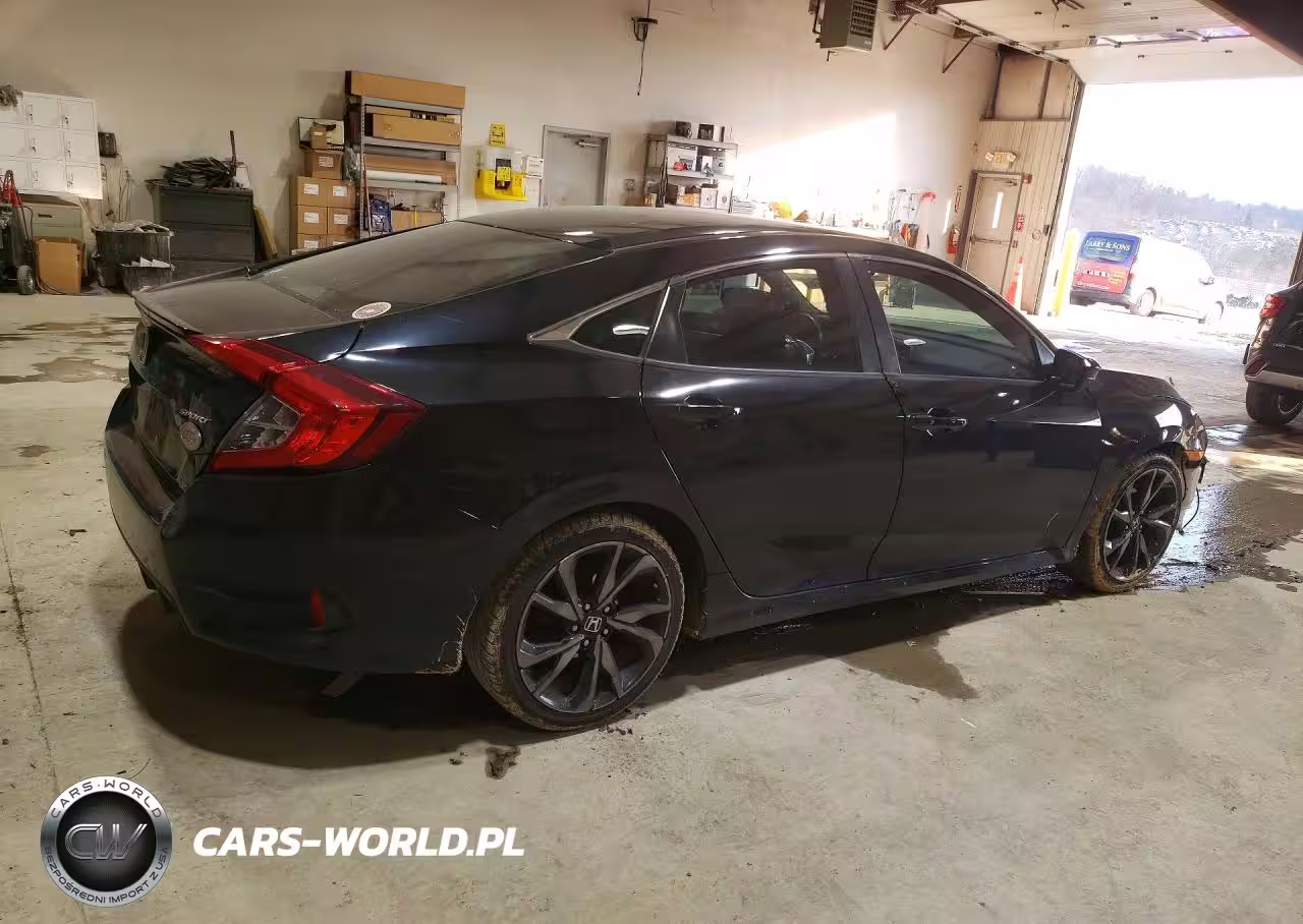 2019 Honda Civic Sport VIN:2HGFC2F87KH504460 - 3