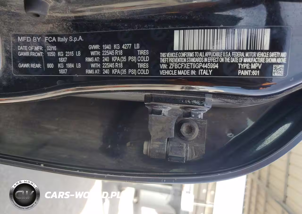 2016 Fiat 500X Trekking Plus VIN:ZFBCFXET9GP445994 - 12