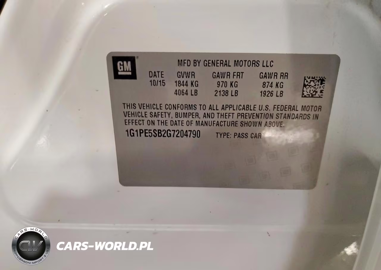 2016 Chevrolet Cruze Limited Lt VIN:1G1PE5SB2G7204790 - 12