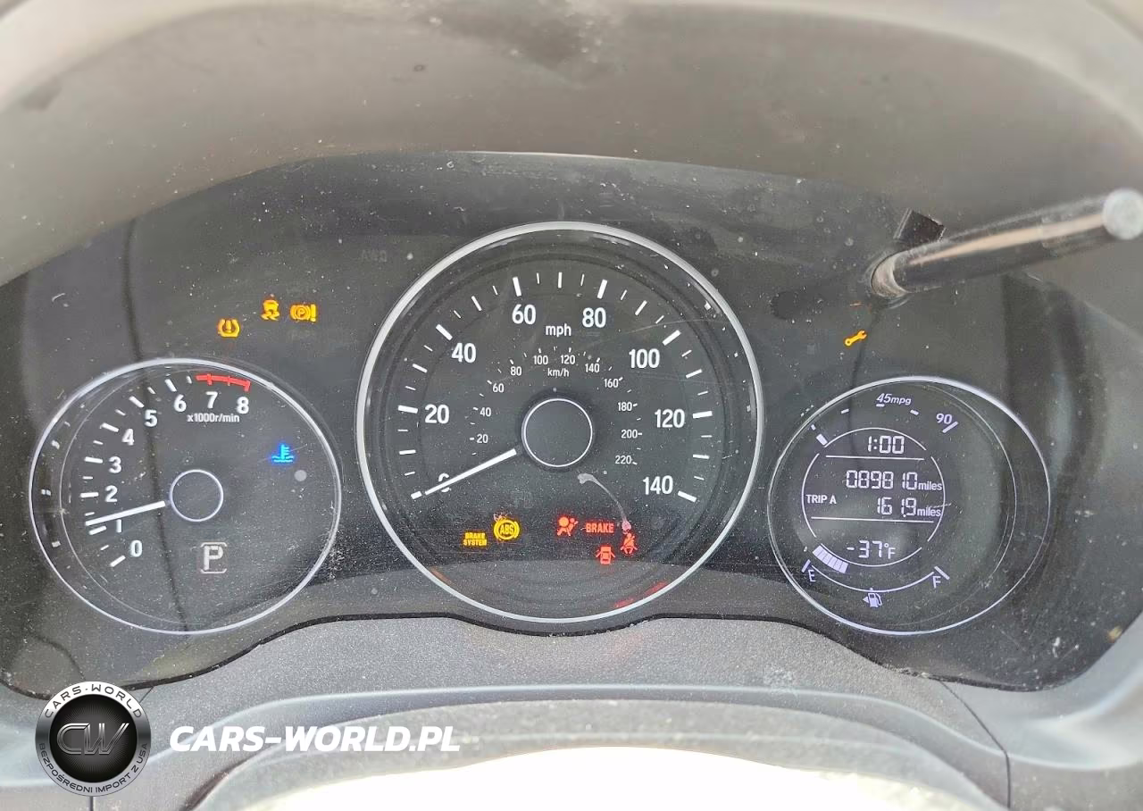 2020 Honda Hr-V Lx VIN:3CZRU5H31LM704209 - 9