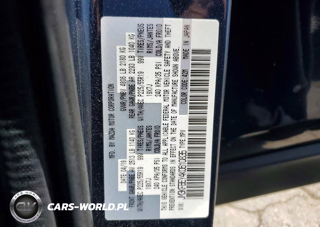 2019 Mazda Cx-5 Signature VIN:JM3KFBEY4K0610835 - 14