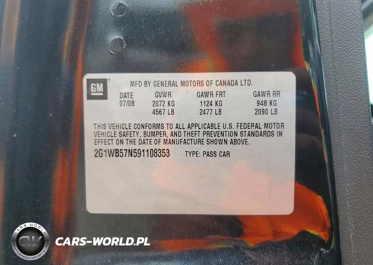 2009 Chevrolet Impala Ls VIN:2G1WB57N591108353 - 12