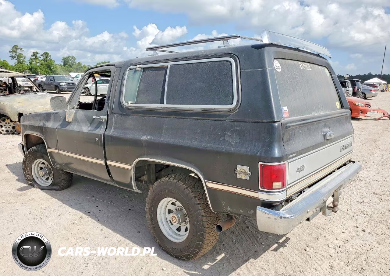 1987 Chevrolet Blazer V10 VIN:1GNEV18KXHF171096 - 2
