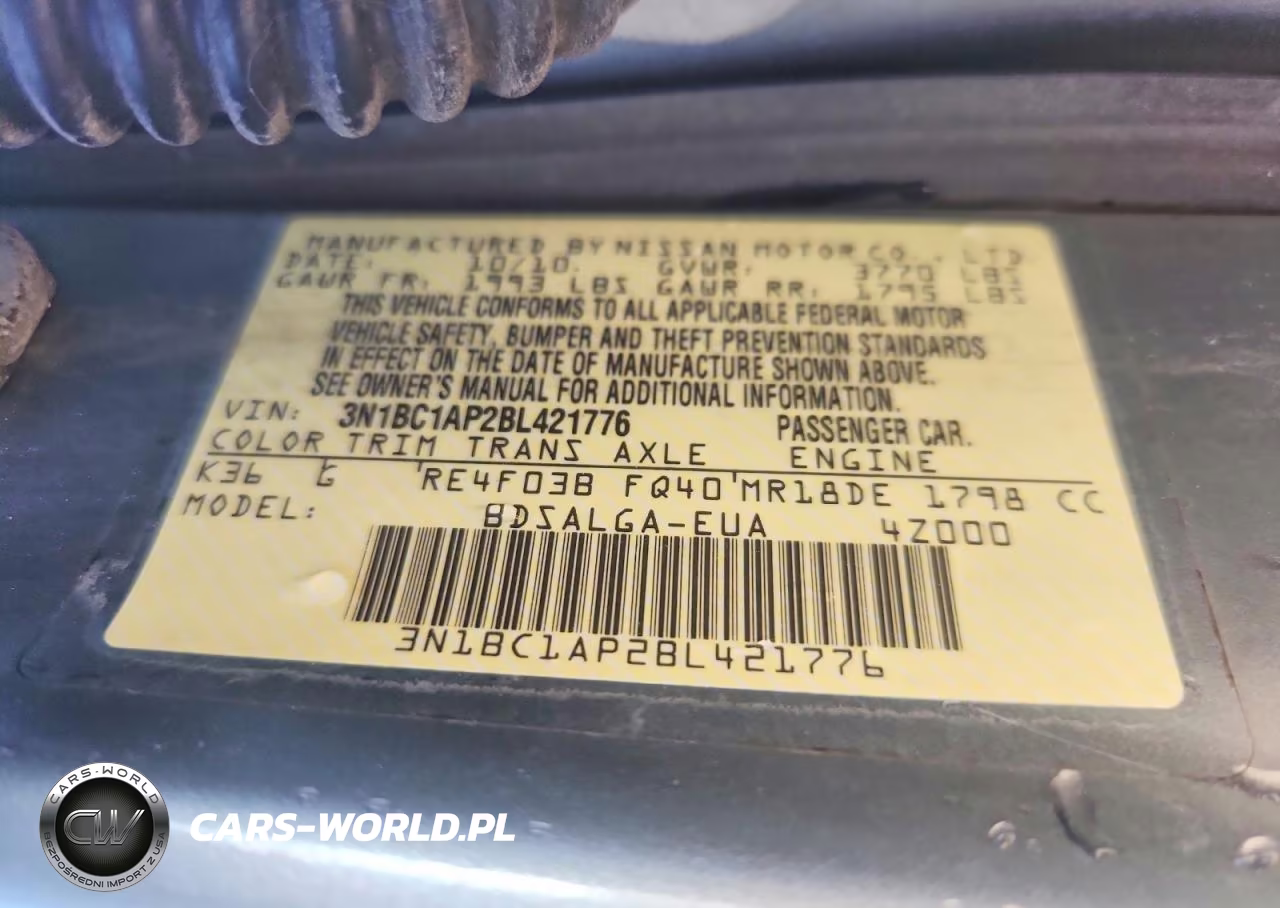 2011 Nissan Versa S VIN:3N1BC1AP2BL421776 - 13