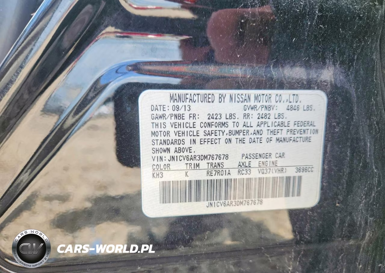 2013 Infiniti G37 Sedan X VIN:JN1CV6AR3DM767678 - 12