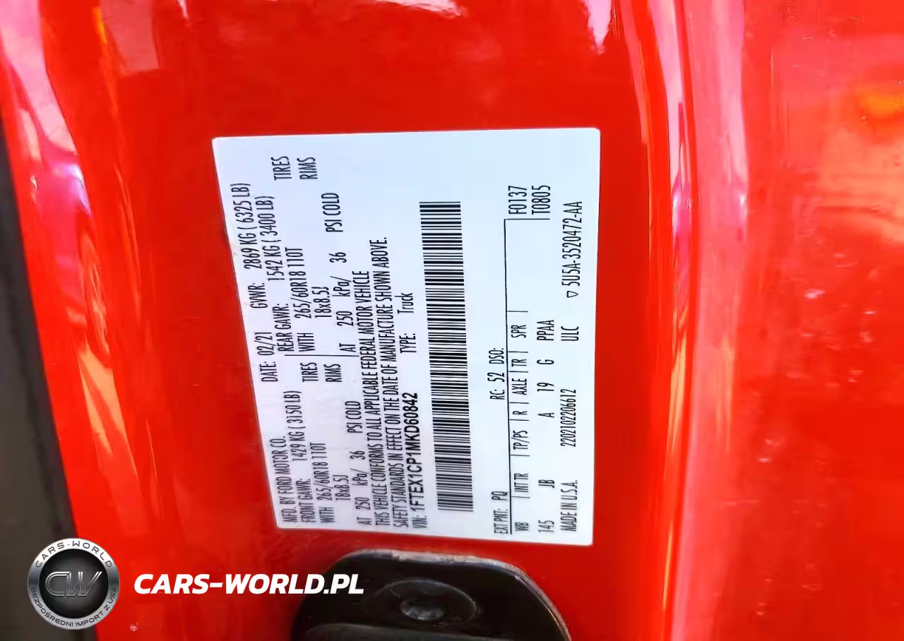 2021 Ford F150 Super Cab VIN:1FTEX1CP1MKD60842 - 12