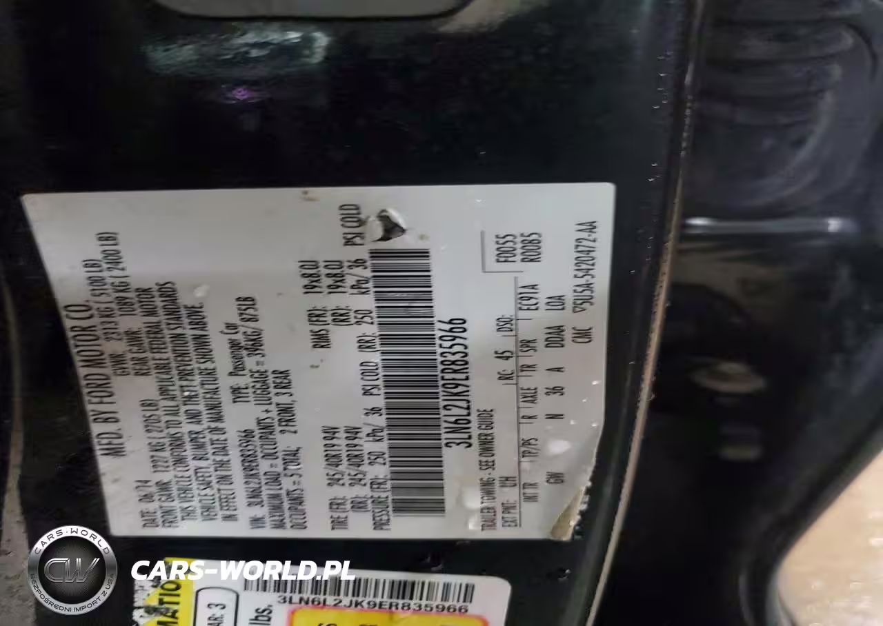 2014 Lincoln Mkz VIN:3LN6L2JK9ER835966 - 12