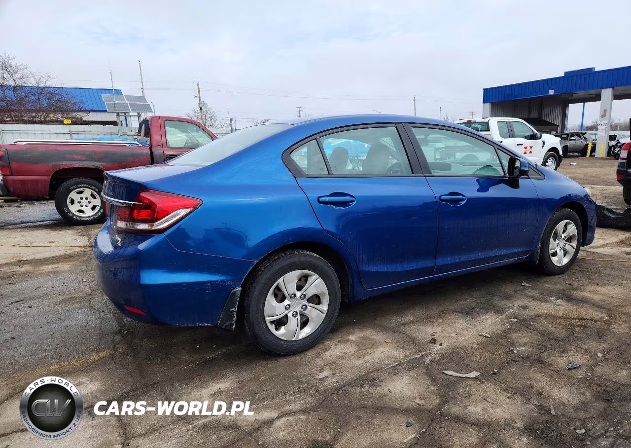 2013 Honda Civic Lx VIN:19XFB2F58DE011778 - 3