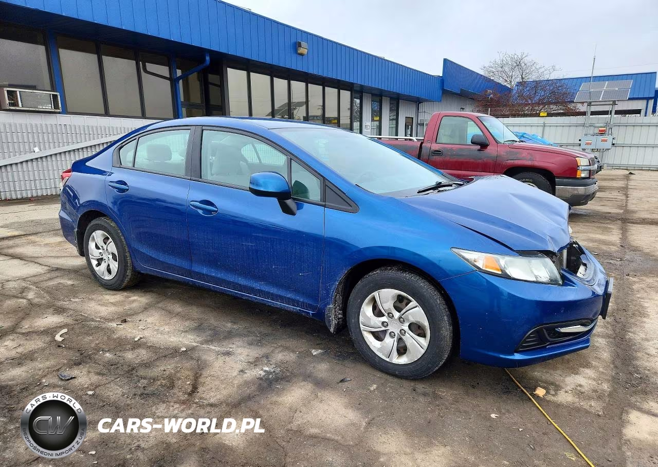 2013 Honda Civic Lx VIN:19XFB2F58DE011778 - 4